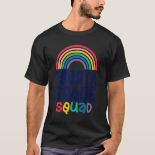 Camiseta Olá Equipe da Quarta Série Professor Arco-íris Cri