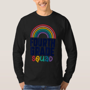 Camiseta Olá Equipe da Quarta Série Professor Arco-íris Cri