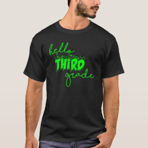 Camiseta Olá Equipe da Terceira Série Terceira Série de Vol