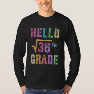 Camiseta OLÁ Equipe de Estudo de Matemática Raiz Quadrada d