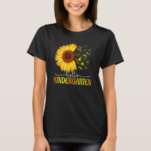 Camiseta Olá Equipe de Jardim de Infância Kinder Volta às A