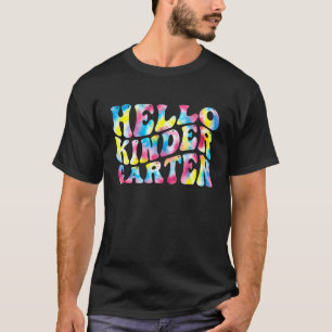 Camiseta Olá Equipe de Jardim de Infância Professor De Volt