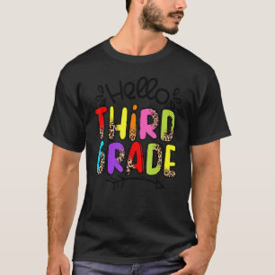 Camiseta Olá Equipe do 3º ano do 3º ano de volta à Escola T