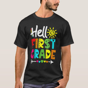 Camiseta Olá Equipe do Primeiro Ano 1ª Série de Volta às Au