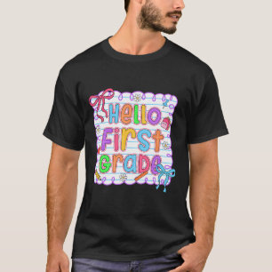 Camiseta Olá Equipe do Primeiro Ano 1ª Série de Volta às Au