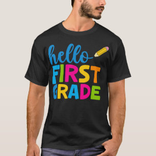 Camiseta Olá Equipe do Primeiro Ano 1º Ano de Volta às Aula