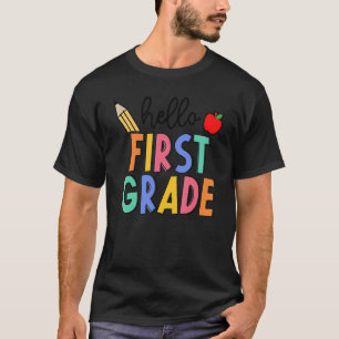 Camiseta Olá Equipe do Primeiro Ano Professora do 1º Ano De