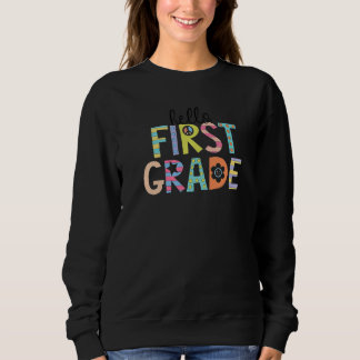 Camiseta Olá Equipe do Primeiro Ano Volta às Aulas Professo