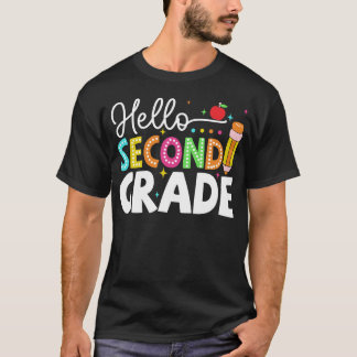 Camiseta Olá Equipe do Segundo Ano Volta às Aulas do 2º Ano
