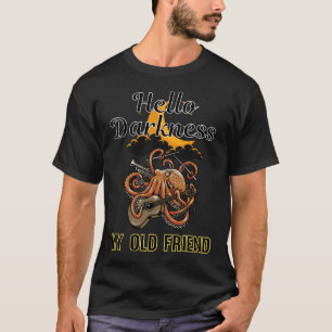 Camiseta Olá Escuridão Meu Velho Amigo Polvo 48