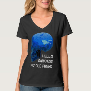 Camiseta Olá Escuridão Meu Velho Amigo Scuba Diver Sk