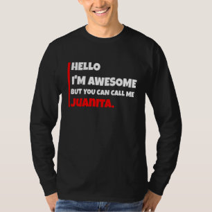 Camiseta Olá, eu sou Incrível, mas você pode me chamar de J