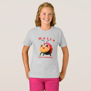 CAMISETA OLÁ EU SOU UM LADYBUG