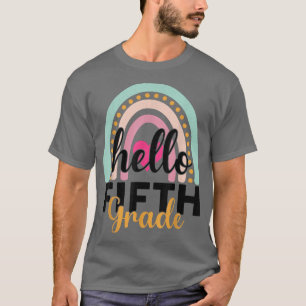 Camiseta Olá, Garotas Coxas do Arco-Íris do 5º 5
