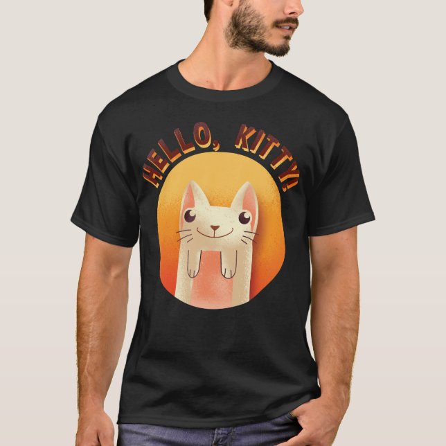 Camiseta Olá, Gatinho! (Frente)
