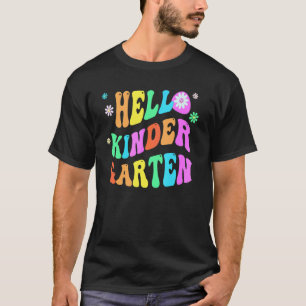 Camiseta Olá Groovy Kinder Professor Roxo Jardim de Infânci