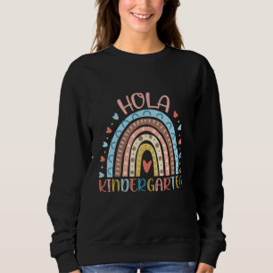 Camiseta Olá Hola Jardim de Infância Professor Espanhol Cri