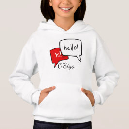 Camiseta Olá Hoodie
