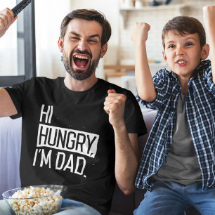 Camiseta Olá, Hungry, sou Pai