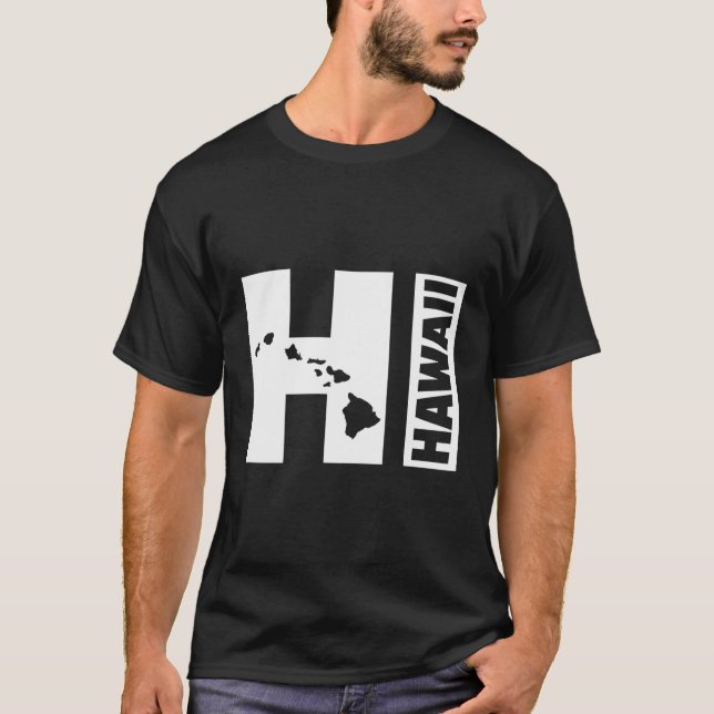 Camiseta Olá Ilhas Hawaii (Frente)