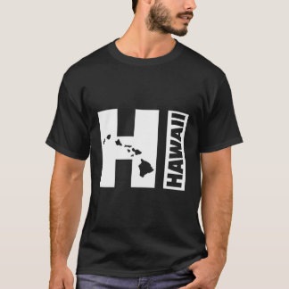 Camiseta Olá Ilhas Hawaii