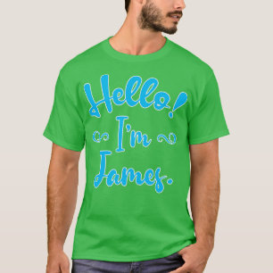 Camiseta Olá, Im James