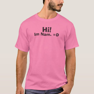 Camiseta Olá!! , Im Nam. =D