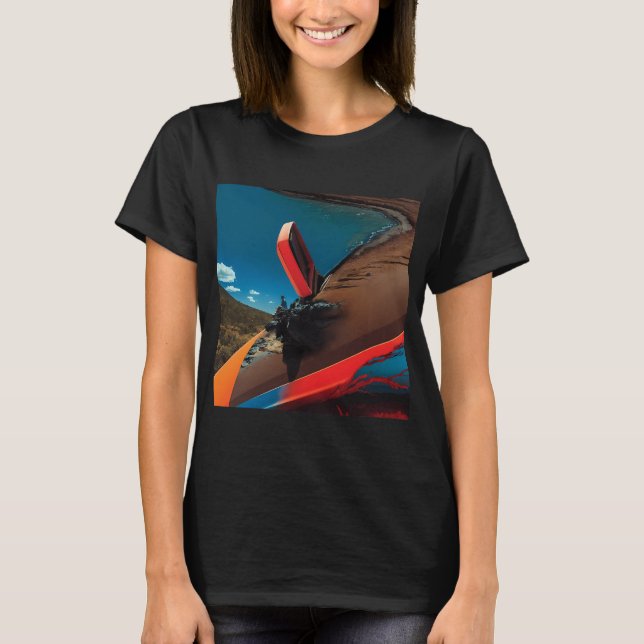 Camiseta Olá, isto é Flume Melt (Frente)