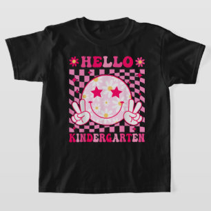 Camiseta Olá Jardim de Infância - De Volta à Escola Groovy