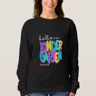 Camiseta Olá Jardim de Infância Volta às Aulas Professor Al