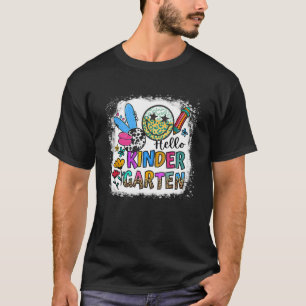 Camiseta Olá, Jardim Infantil Leopard De Volta Ao Professor
