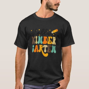 Camiseta Olá Kindergarten Team Kinder De Volta Ao Teac Da E
