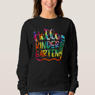 Camiseta Olá Lápis Do Jardim De Infância De Volta Ao Profes