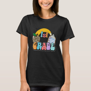 Camiseta Olá Leão-Marinho Arco-Íris da Primeira Série Para 