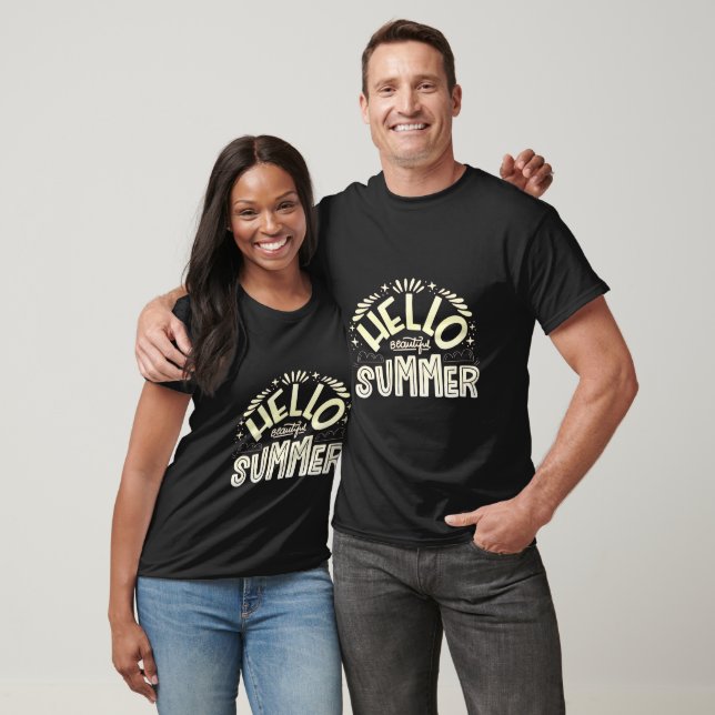 Camiseta Olá lindo Verão (Unissex)