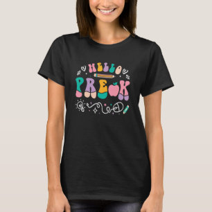 Camiseta Olá Maçã Colorida Fofa Pré K Série