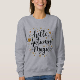 Camiseta olá, magia do outono