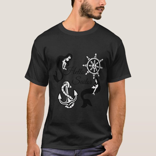 Camiseta Olá Marinheiro (Frente)