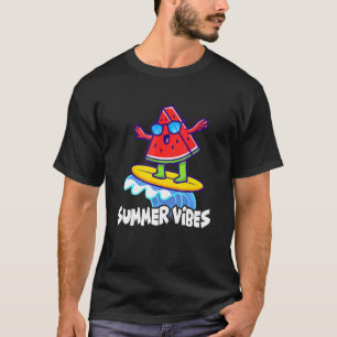 Camiseta Olá Melancia de Verão Com Óculos de Sol 1