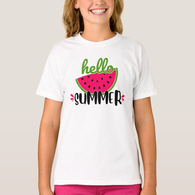 Camiseta Olá Melão de Verão  (Frente)
