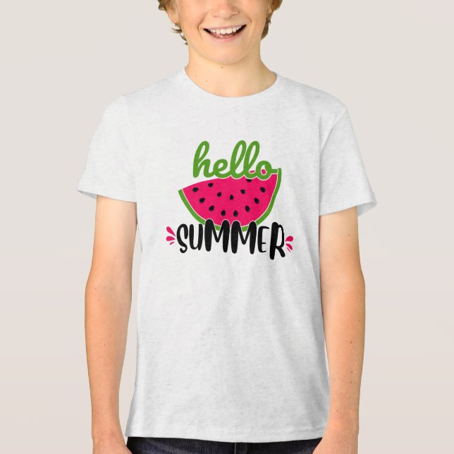 Camiseta Olá Melão de Verão  (Frente)