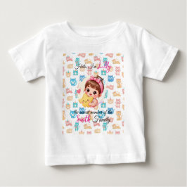 Camiseta Olá, membro mais novo dos padrões de família gato 