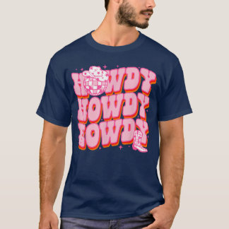 Camiseta Olá Menina Country Rodeio Rosa do Sul Ocidental