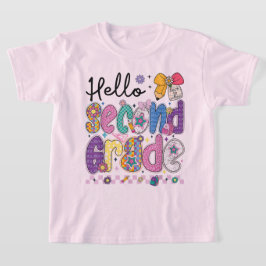 Camiseta Olá Menina Professora de Laço Coquete da Segunda S