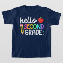 Camiseta Olá Menina Professora de Laço Coquete da Segunda S