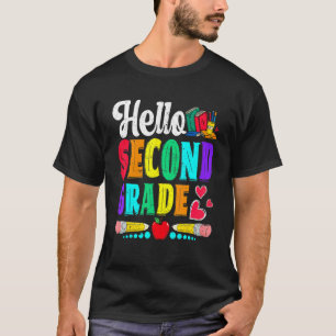 Camiseta Olá, Meninos Bonitos Do Segundo Grau De Volta À Es