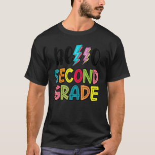 Camiseta Olá Meninos Meninas Crianças Professor 2º Ano Fund