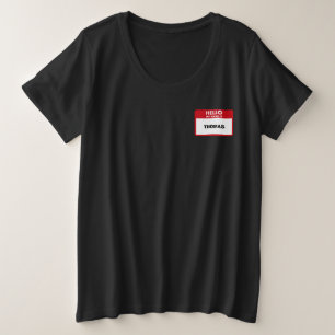 Camiseta Olá, meu fantasma de Atividade de Construção da Eq