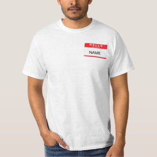Camiseta Olá! meu nome é…