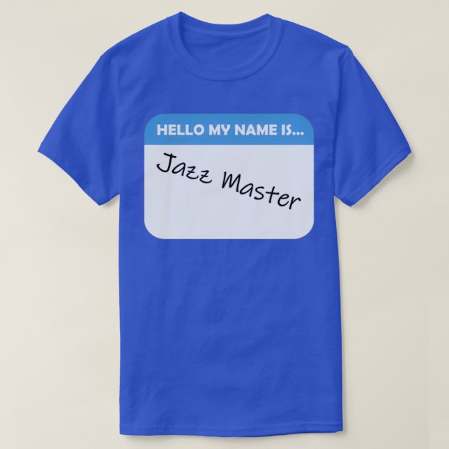 Camiseta Olá Meu Nome É (Frente do Design)